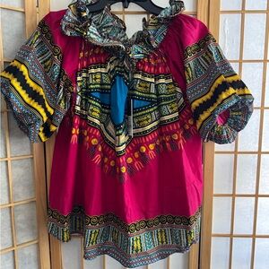 Vibrant Multicolor Bohemian Blouse